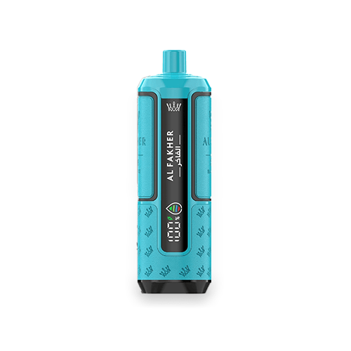 Al Fakher 30K HyperMax Blackcurrant Mint prefilled pod kit with purple and green design