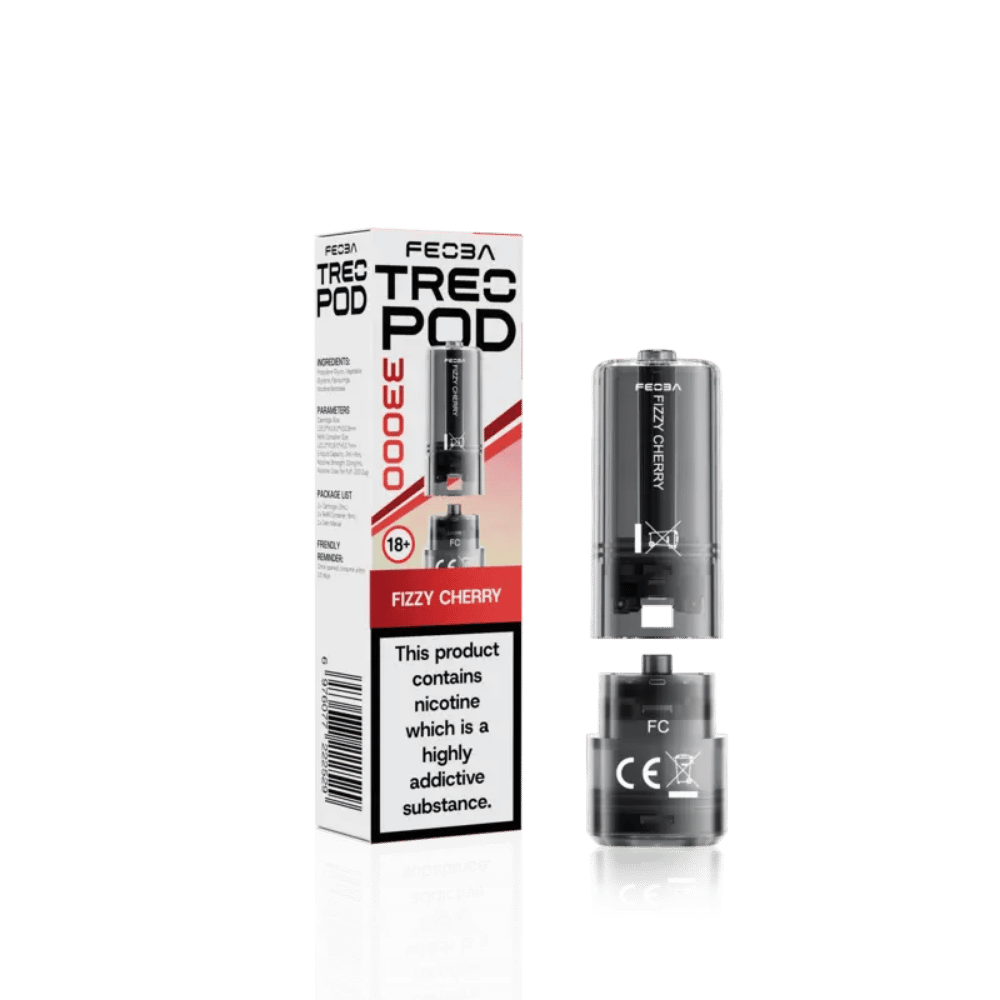 Feoba Treo 33K Fizzy Cherry prefilled pod vape kit