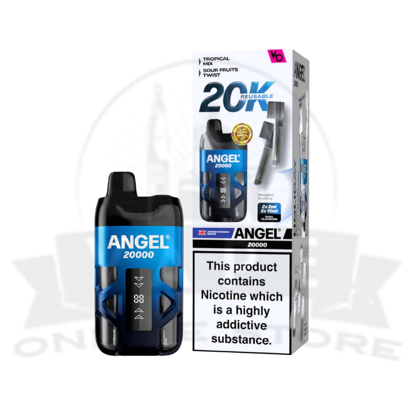 Vapes Bars Angel 20K Holiday prefilled pod vape kit