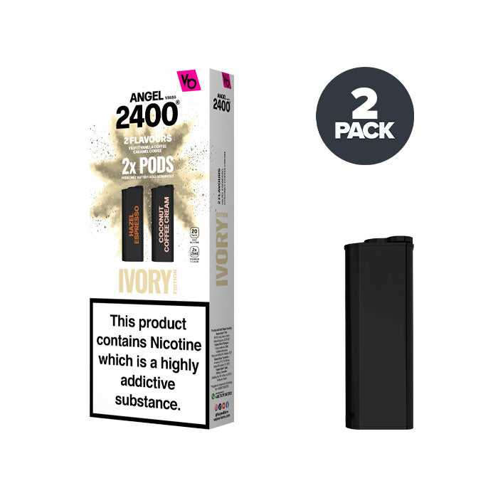 Vapes Bars Angel 20K Ivory prefilled pod vape kit