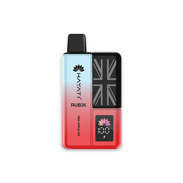 Hayati Rubik 7000 Puffs Red Apple Ice compact sweet apple menthol pod kit