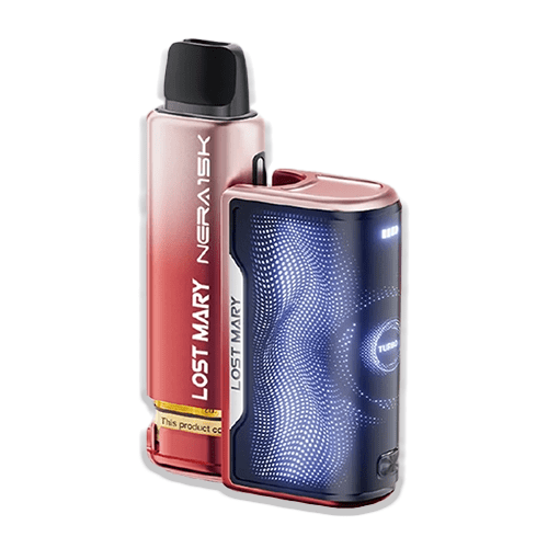 Lost Mary 30000 Puffs Red Edition rechargeable kit with mixed red fruit berry design