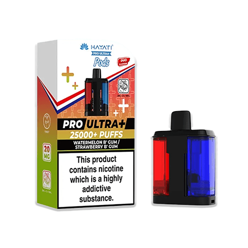Hayati 25K Pod Watermelon Strawberry B'Gum dual bubblegum replacement pod