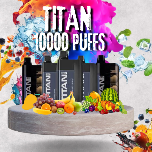 Titan 10k Rechargeable Disposable Vape Kit - 10000 Puffs