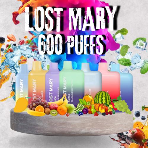 Lost Mary BM600 Disposable Vapes - 25+ Flavours