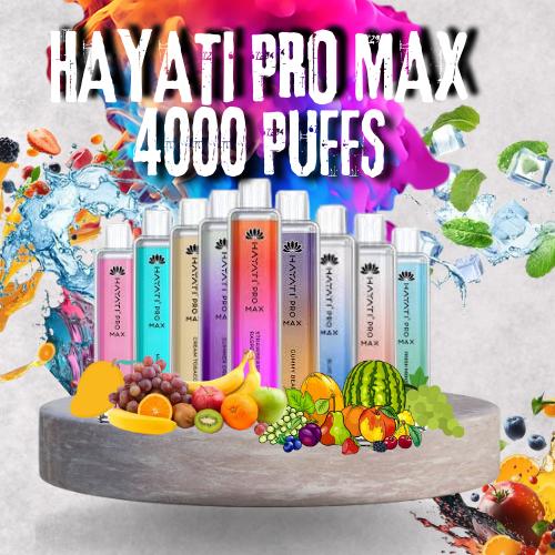  Best Hayati Pro Max 4000 Disposable Vape - Lowest Price