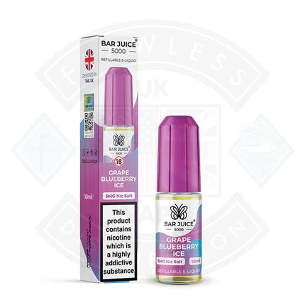 Bar Juice 5000 Grape Blueberry Ice nic salt e-liquid