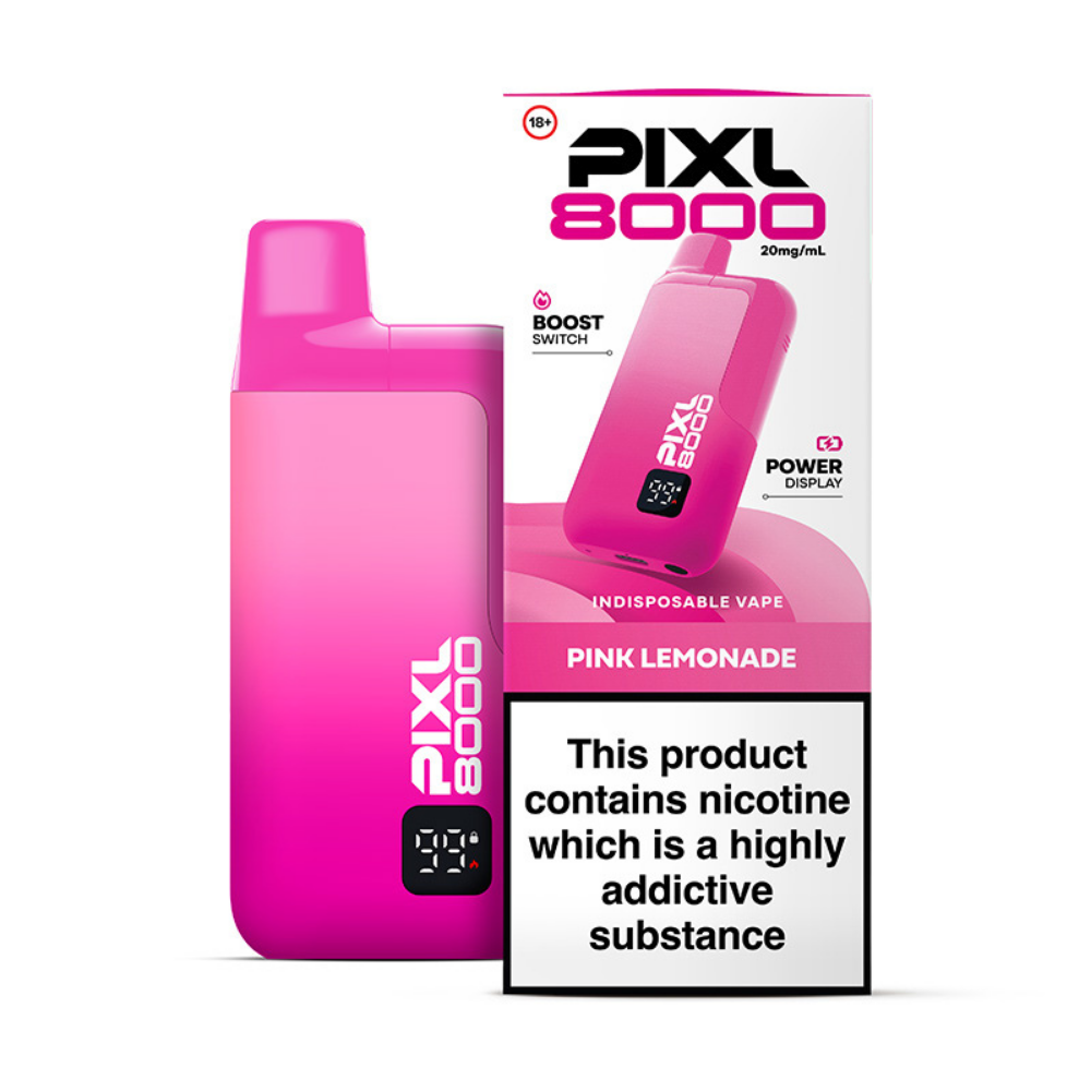 PIXL 8000 Pink Lemonade prefilled pod vape kit