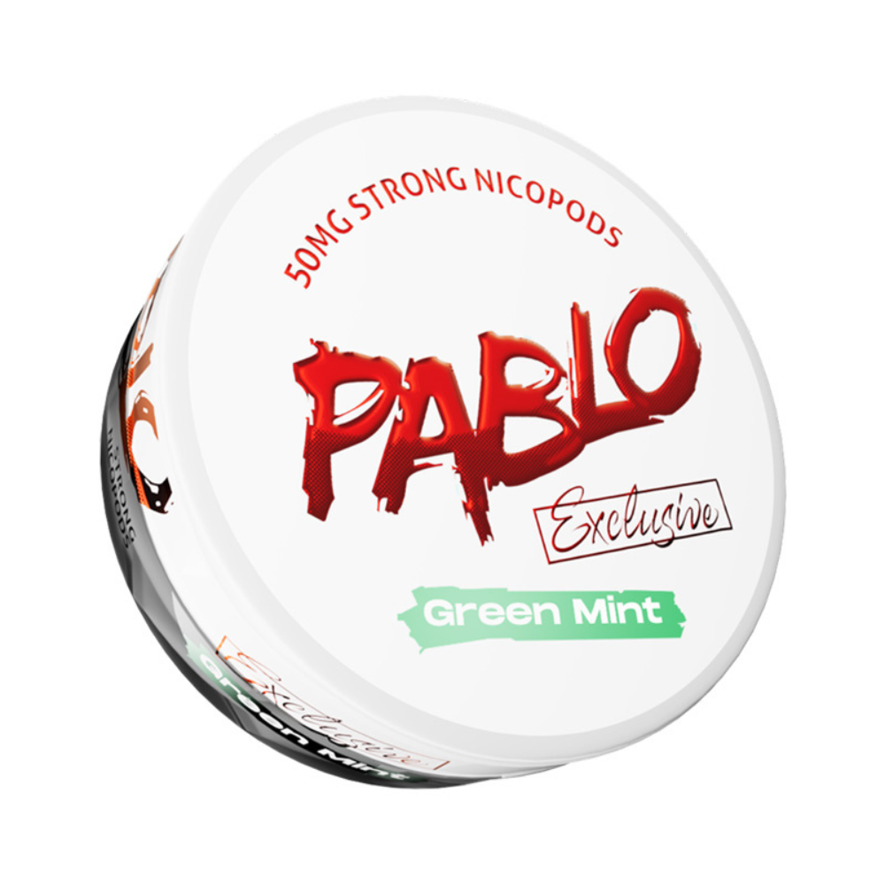 Pablo Nicotine Pouches Green Mint Exclusive UK