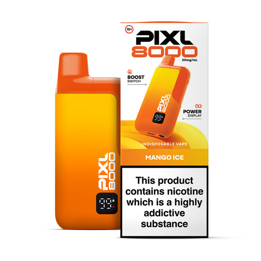 PIXL 8000 Mango Ice prefilled pod vape kit