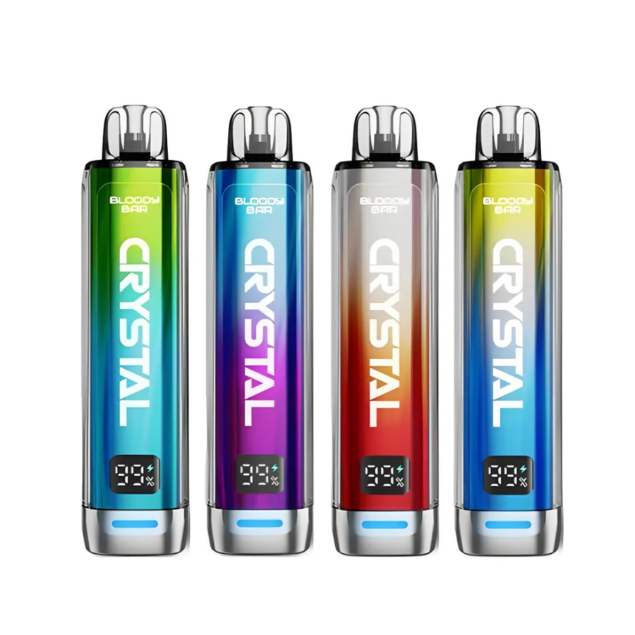 Bloody Bar Crystal 10K Blue Razz Lemonade prefilled pod vape kit