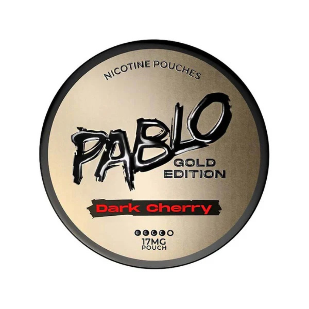 Pablo Nicotine Pouches Dark Cherry Gold UK