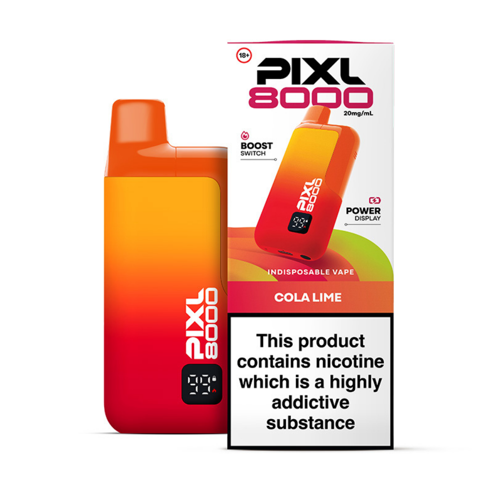 PIXL 8000 Cola Lime prefilled pod vape kit