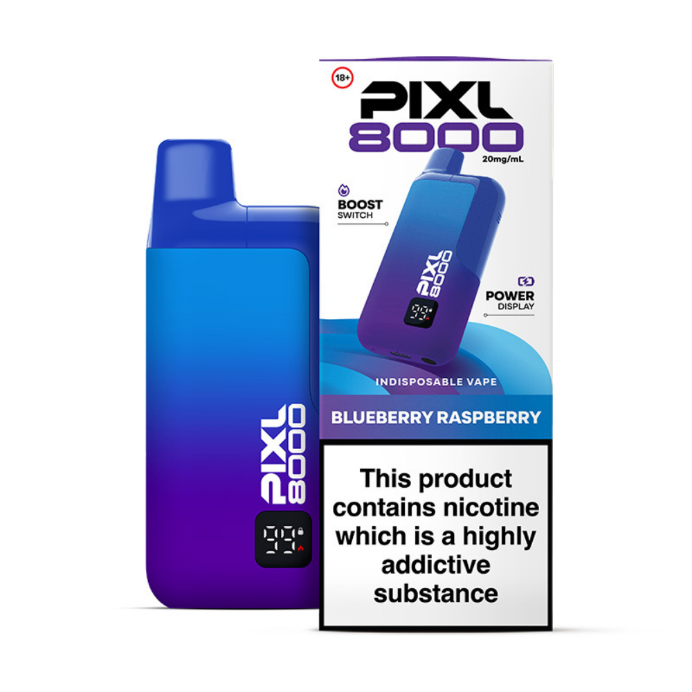 PIXL 8000 Blueberry Raspberry prefilled pod vape kit