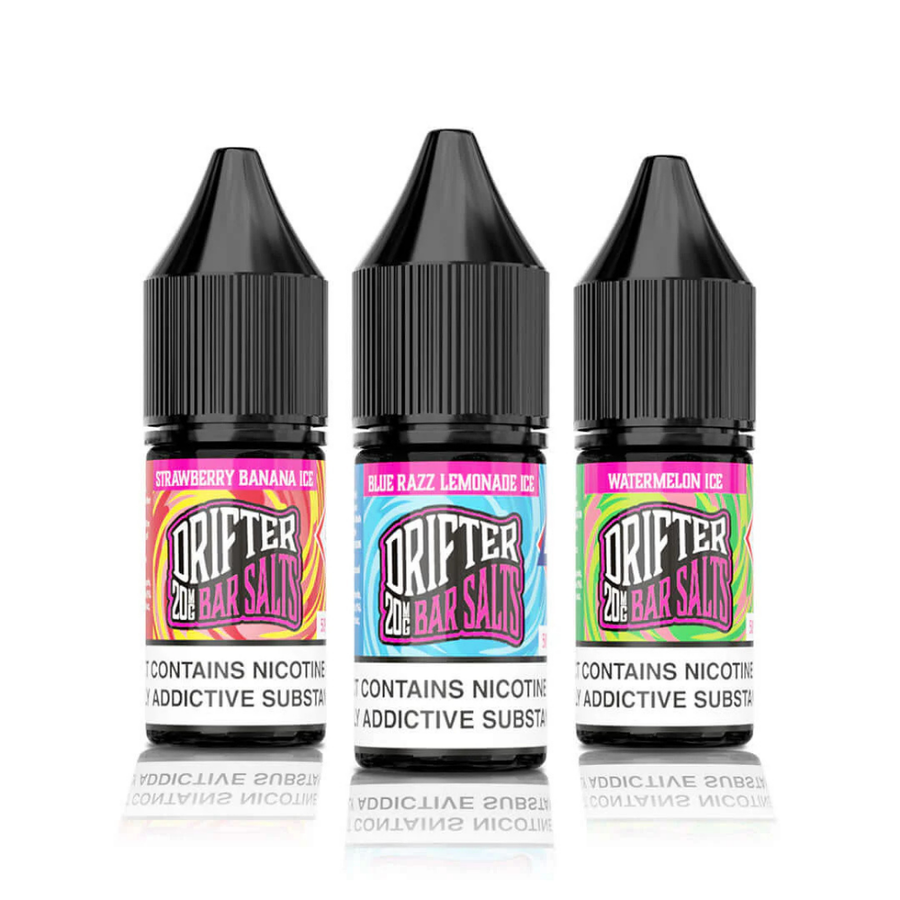 Drifter Bar Salts Watermelon Strawberry Bubblegum UK