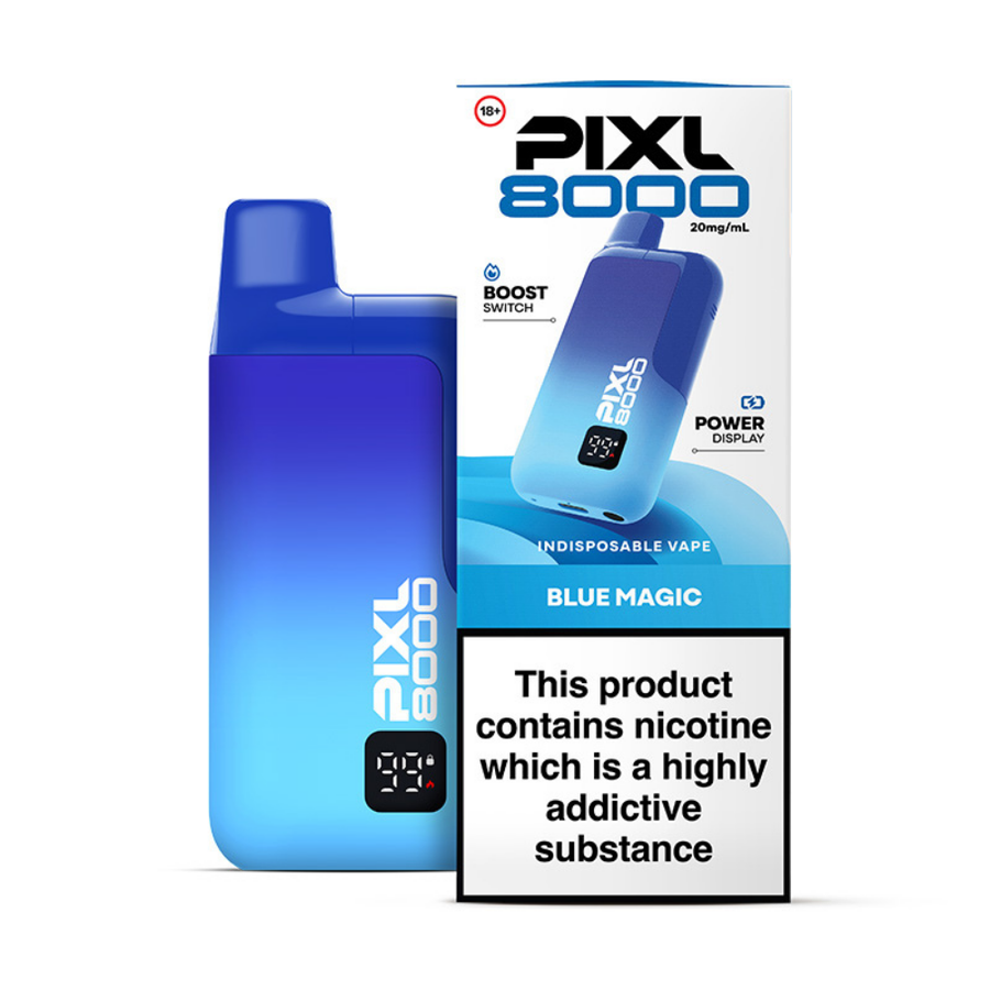 PIXL 8000 Blue Magic prefilled pod vape kit
