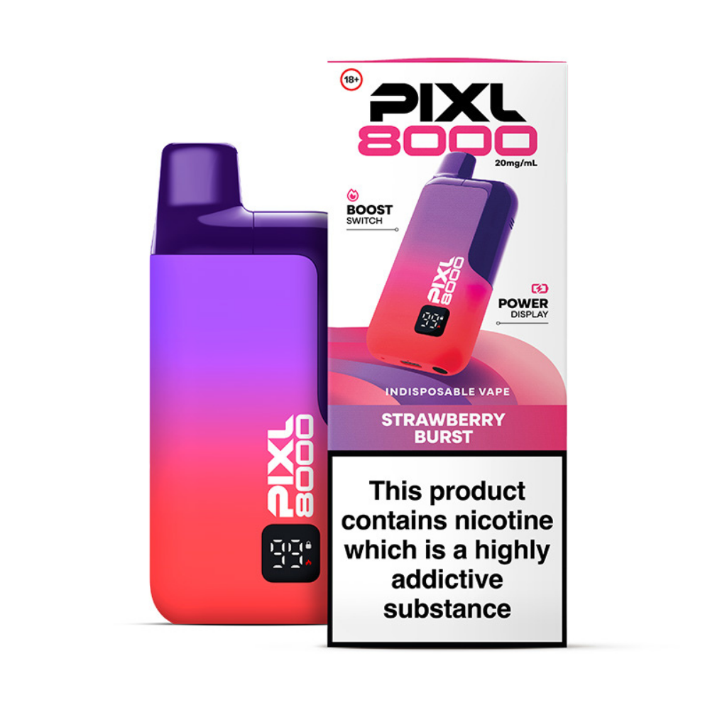 PIXL 8000 Strawberry Burst prefilled pod vape kit