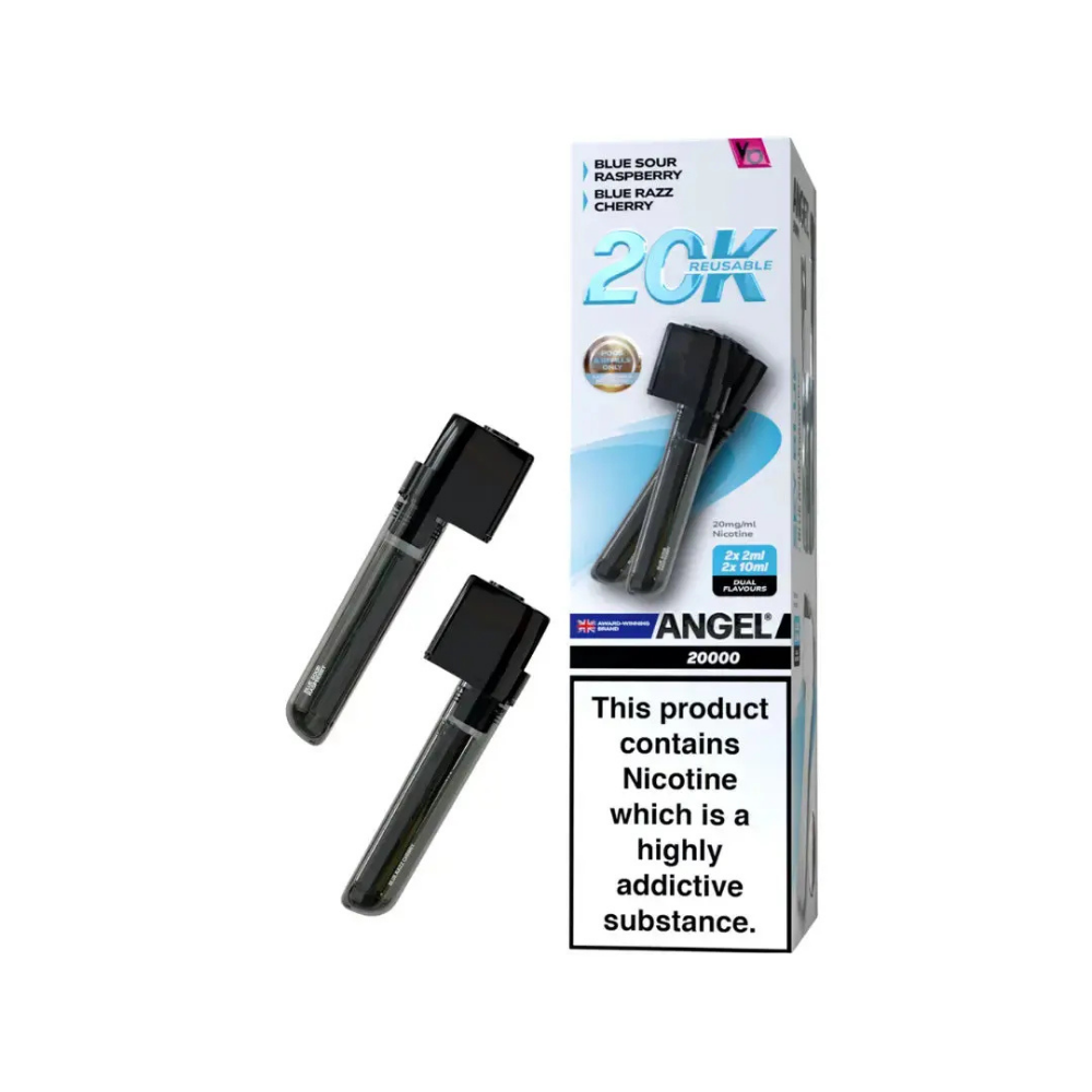 Vapes Bars Angel 20K Sky Blue prefilled pod vape kit