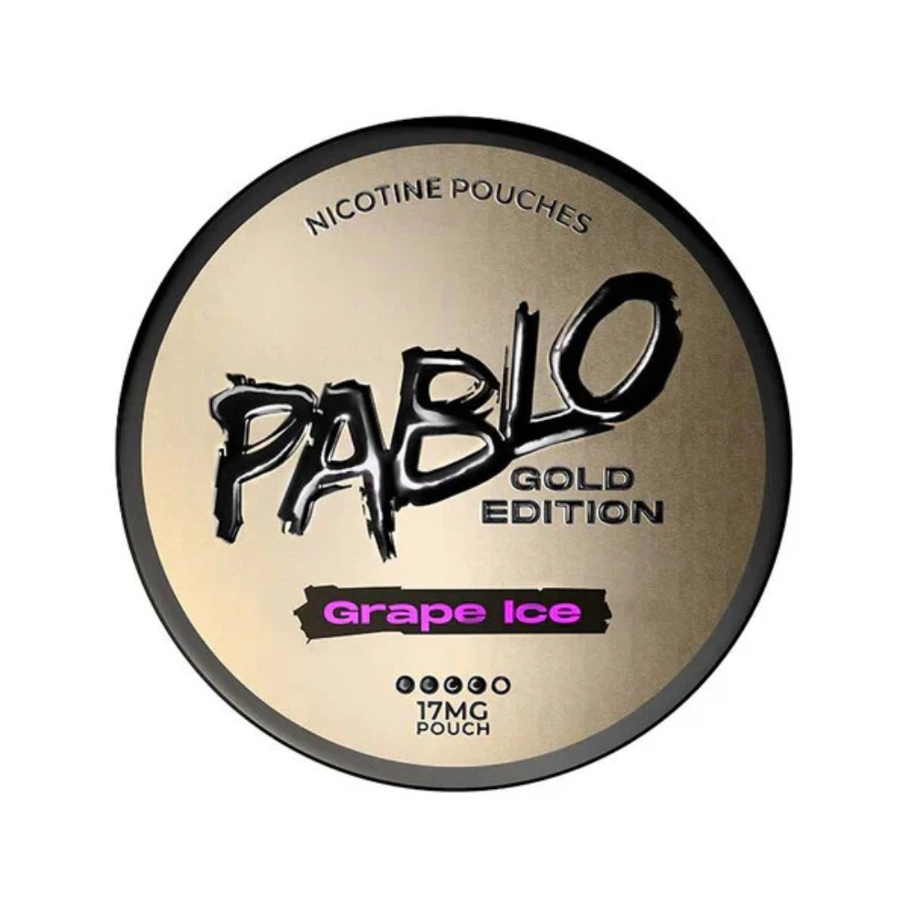 Pablo Nicotine Pouches Grape Ice Gold UK