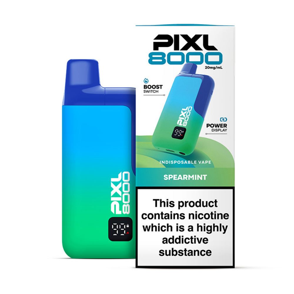 PIXL 8000 Spearmint prefilled pod vape kit