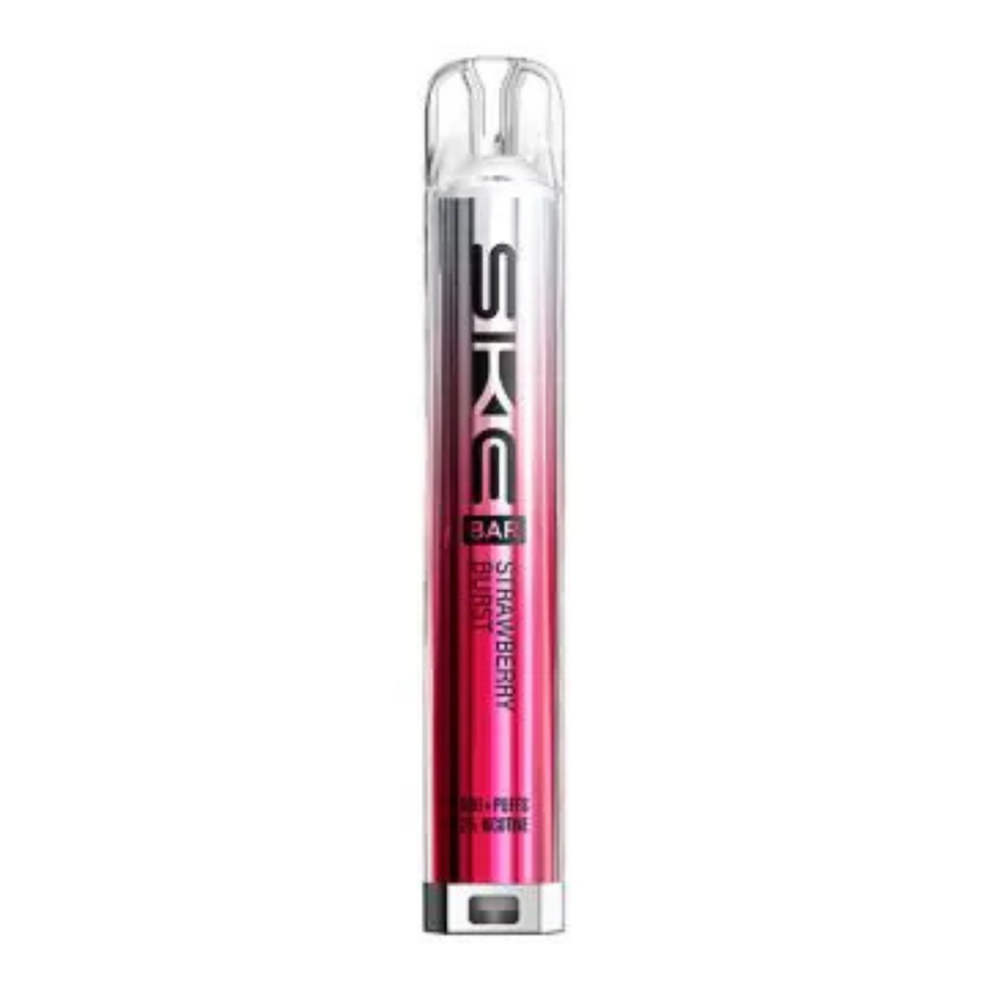 SKE Crystal Bar 600 Strawberry Burst prefilled pod vape kit