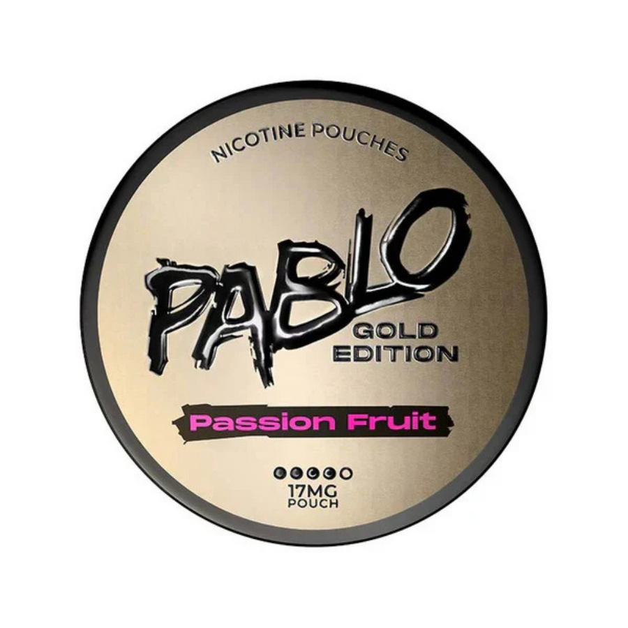 Pablo Nicotine Pouches Passion Fruit Gold UK