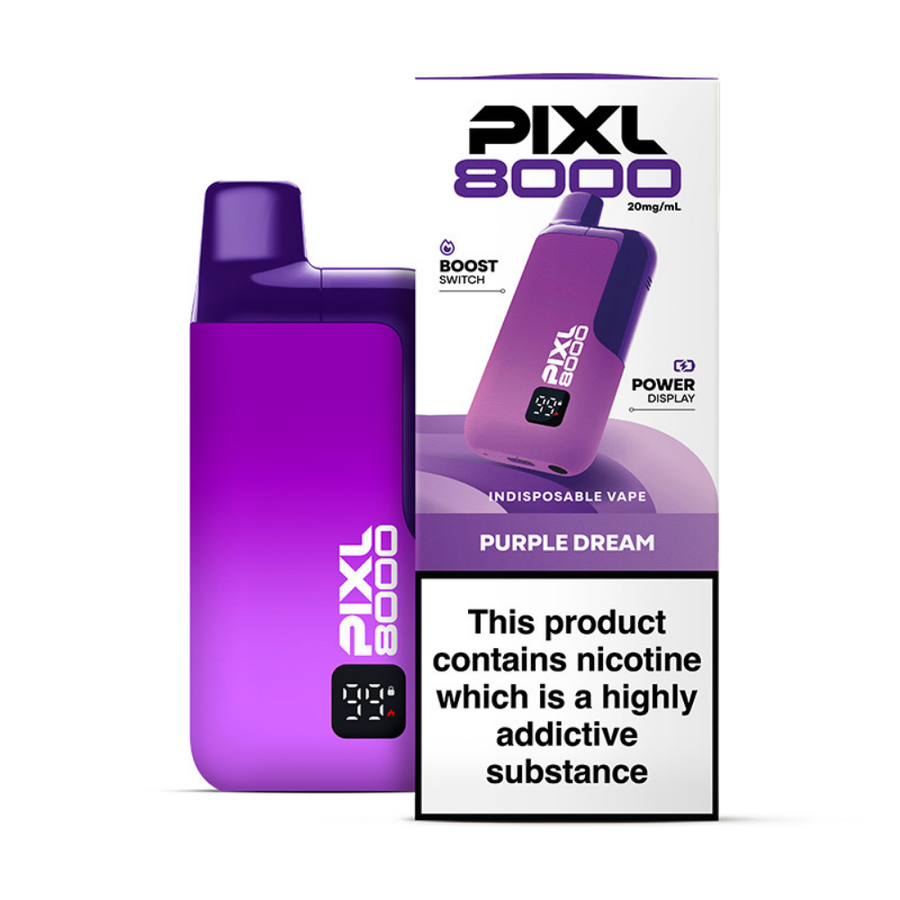 PIXL 8000 Purple Dream prefilled pod vape kit