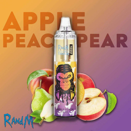 R&M Apple Peach Pear 7000 Puffs - Vape 7 Store
