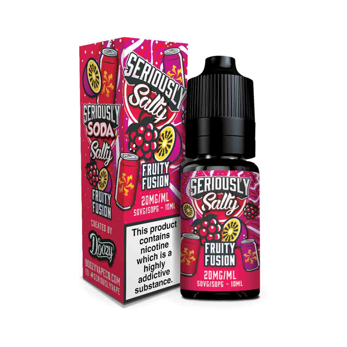Seriously Nic Salt Fruity Fusion Salty Soda nic salt e-liquid