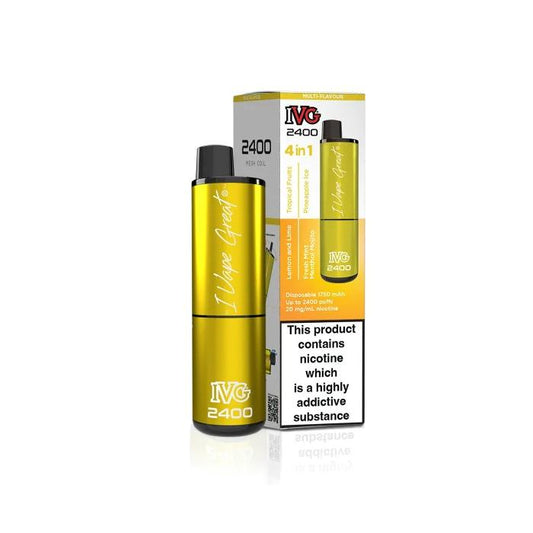 IVG 4in1 Banana Edition (4 in 1) 2400 Puffs - Vape 7 Store