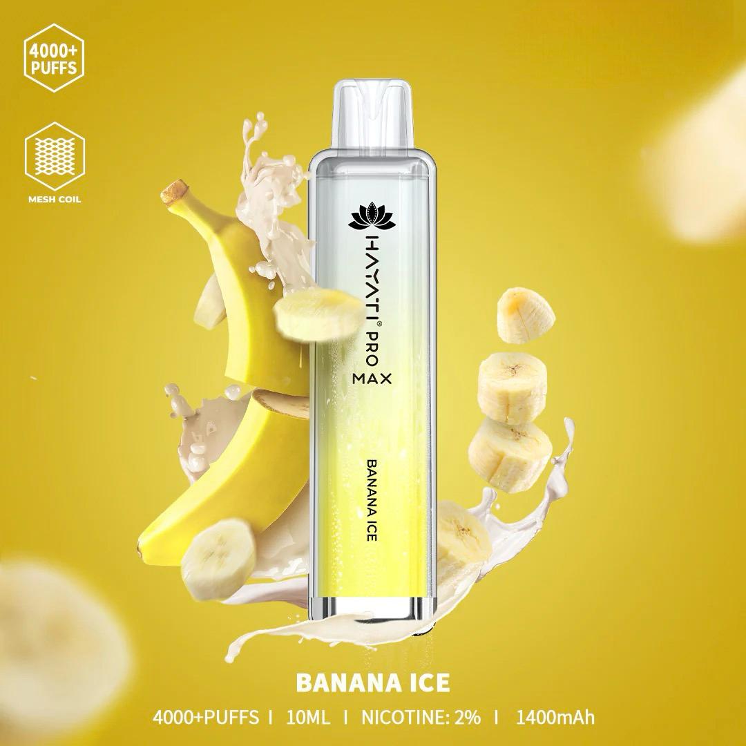 Hayati pro max Banana Ice 4000 Puffs - Vape 7 Store