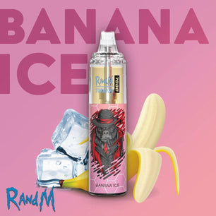 R&M 7000 Puffs Banana Ice  - Vape 7 Store