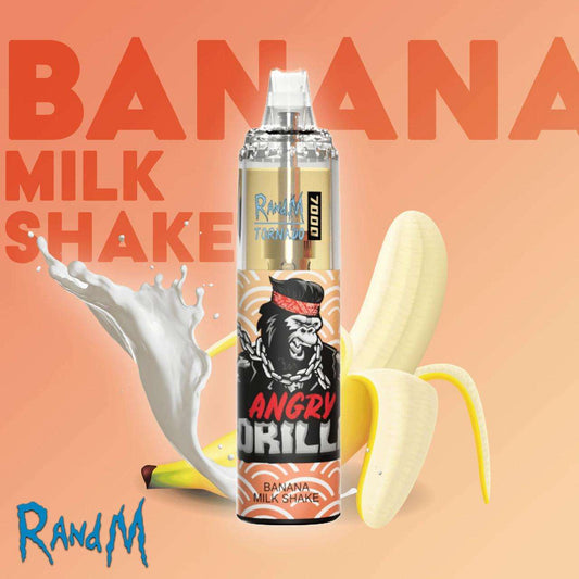 R&M Banana Milkshake 7000 Puffs - Vape 7 Store