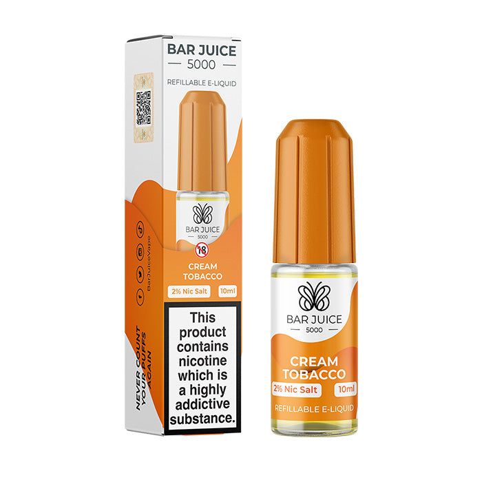 Bar Juice 5000 Cream Tobacco Nicotine nic salt e-liquid