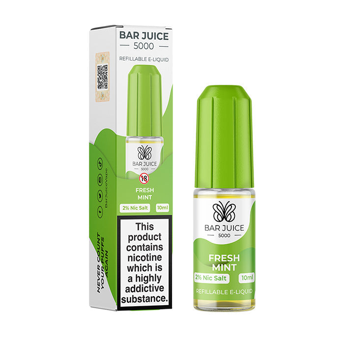 Bar Juice 5000 Fresh Mint Nicotine nic salt e-liquid