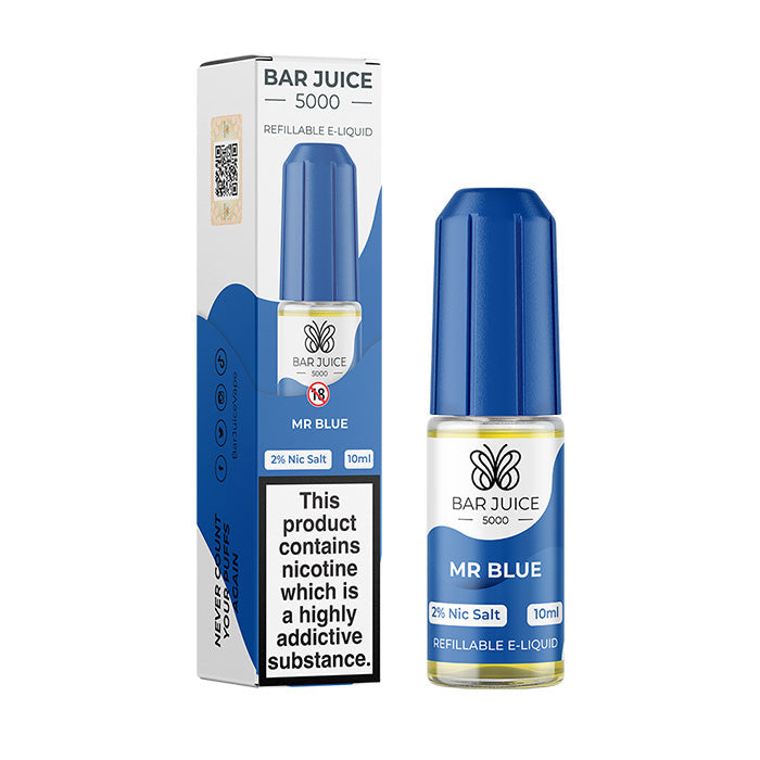 Bar Juice 5000 Mr Blue Nicotine nic salt e-liquid