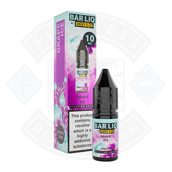 Zeus Juice Barliq Salt Grape Ice nic salt e-liquid