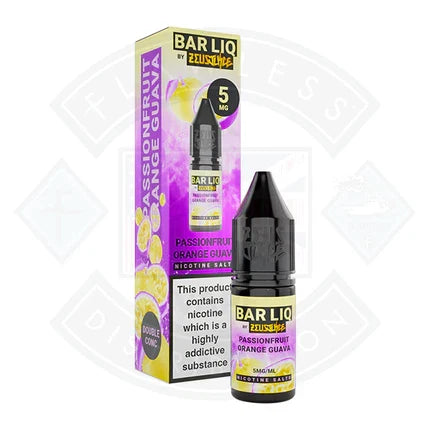 Zeus Juice Barliq Salt Passionfruit Orange Guava nic salt e-liquid
