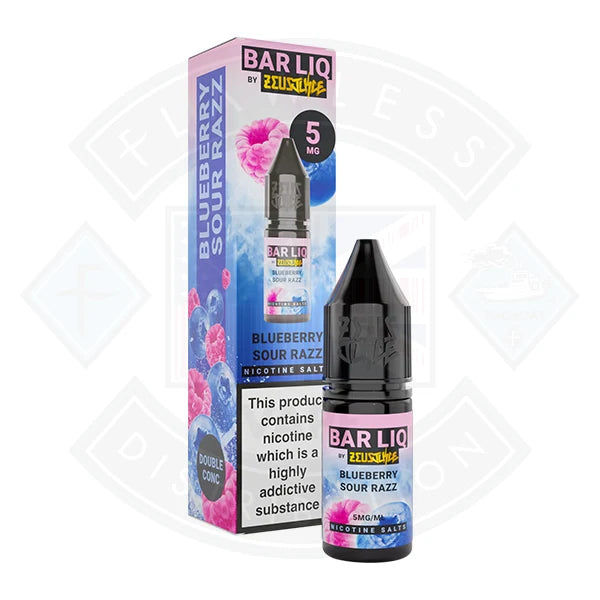 Zeus Juice Barliq Salt Blueberry Sour Razz nic salt e-liquid