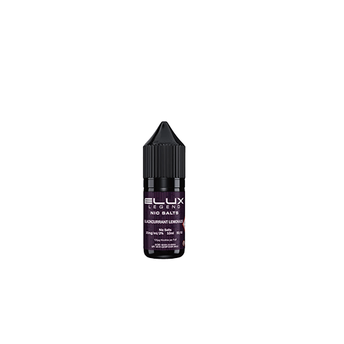 Elux Legend Nic Salt Blackcurrant Lemonade 10ml 20mg e-liquid dark berry sharp citrus