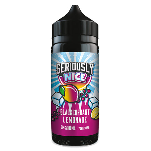 Seriously 100ml Shortfill Cool Blackcurrant Lemonade Nice shortfill e-liquid
