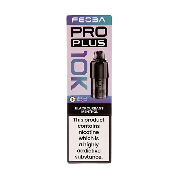 Feoba Pro Plus 10K Blackcurrant Menthol prefilled pod vape kit