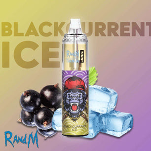 R&M 7000 Puffs Blackcurrant Ice  - Vape 7 Store