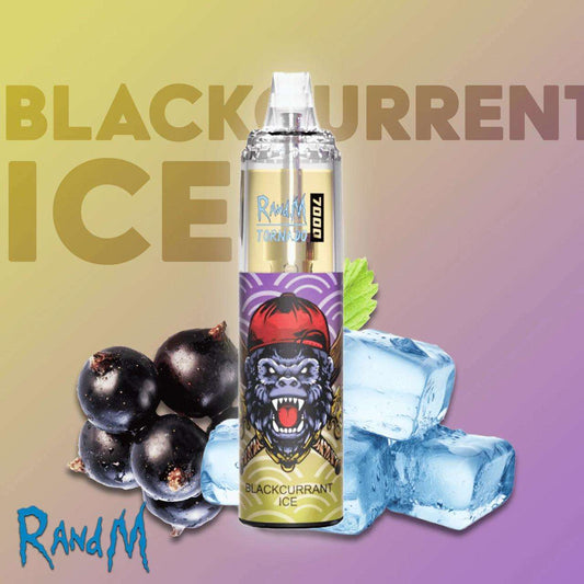 R&M Blackcurrant Ice 7000 Puffs - Vape 7 Store