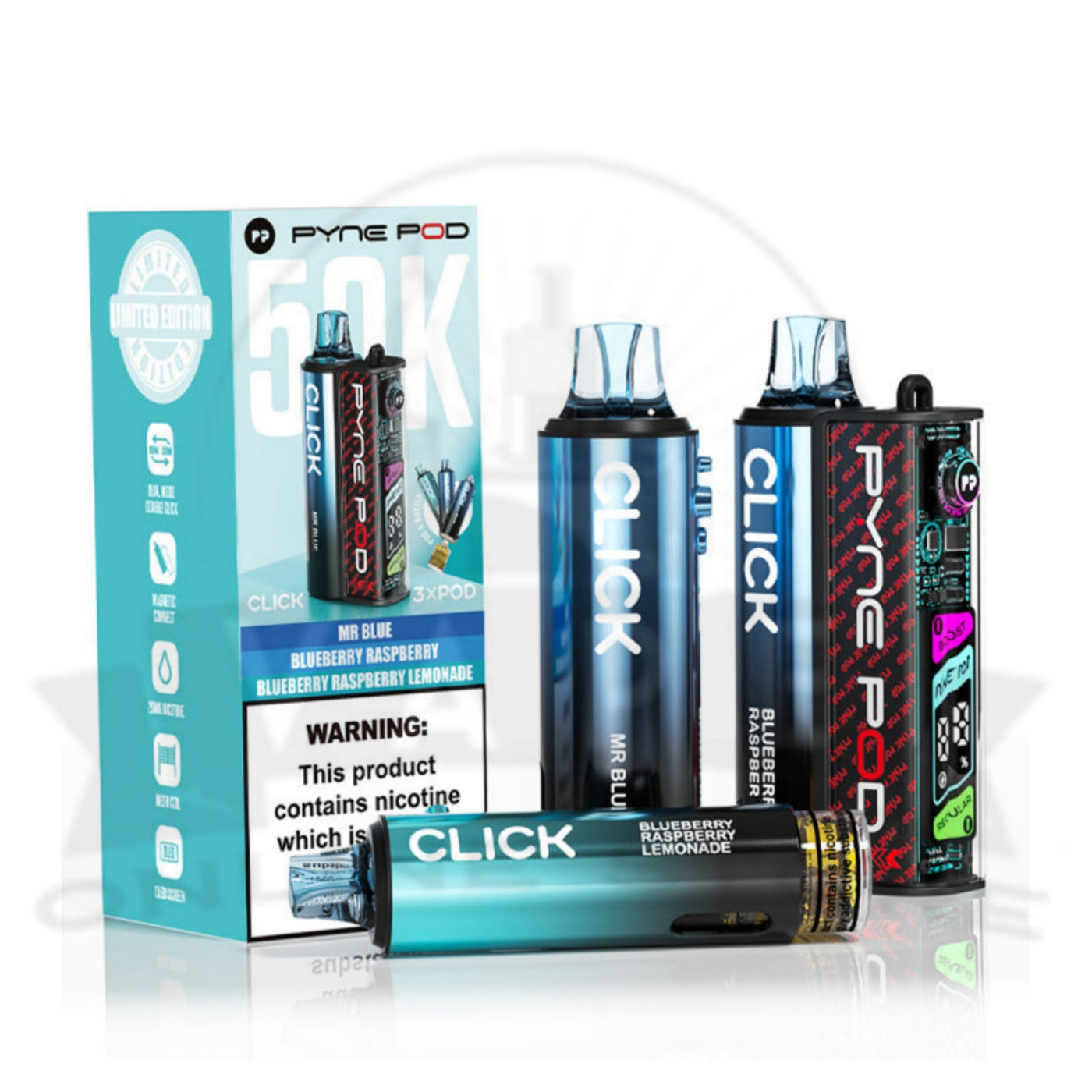 Pyne Pod Click 50K Blue Edition UK