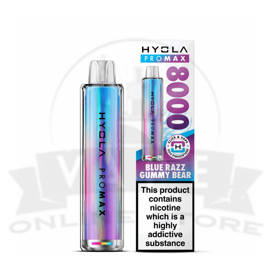 Hyola Pro Max 8000 Blue Razz Gummy Bear UK