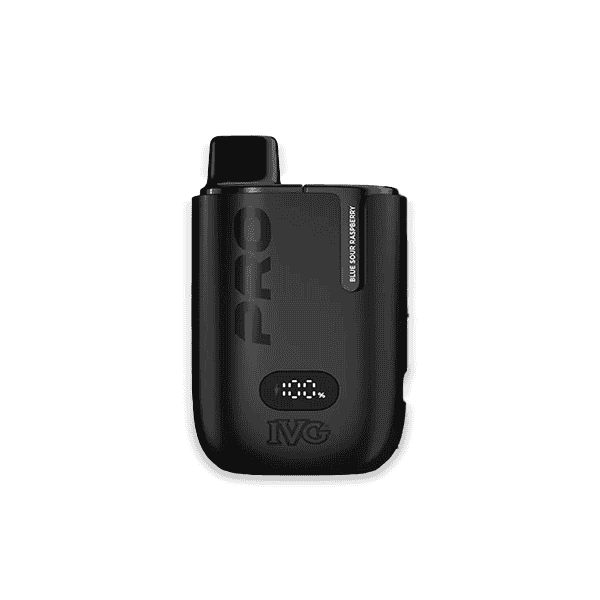 IVG Pro 10000 Blue Sour Raspberry 10K puff premium BSR UK's #1 flavour pod kit