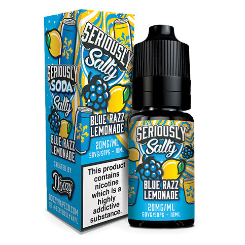 Seriously Nic Salt Blue Razz Lemonade Soda nic salt e-liquid
