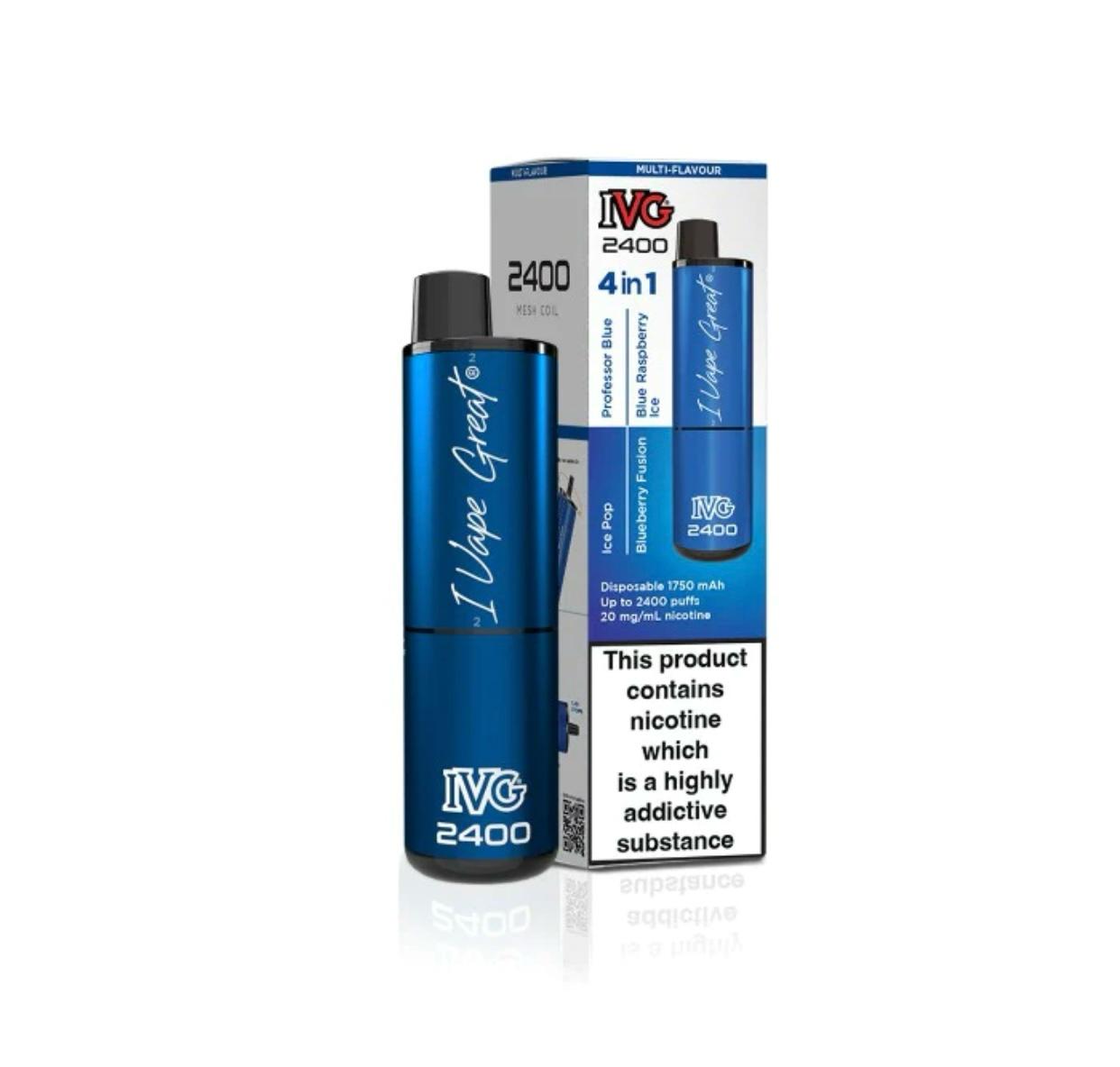 IVG 4in1 Blue Edition (4 in 1) 2400 Puffs - Vape 7 Store