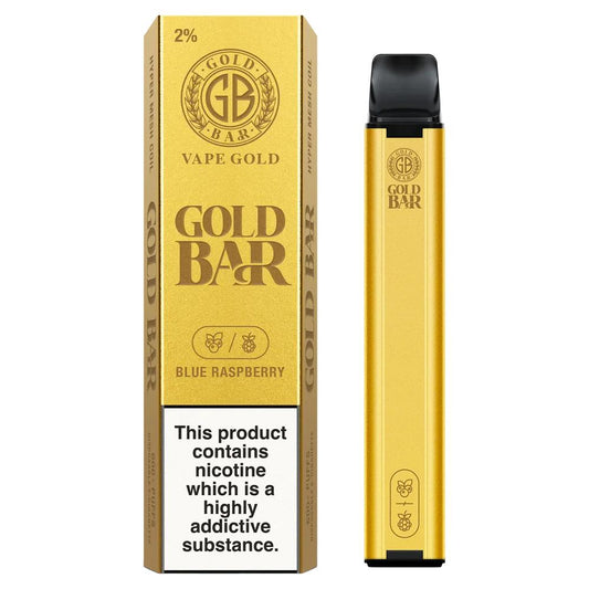 Gold Bar Blue Raspberry 600 Puffs - Vape 7 Store